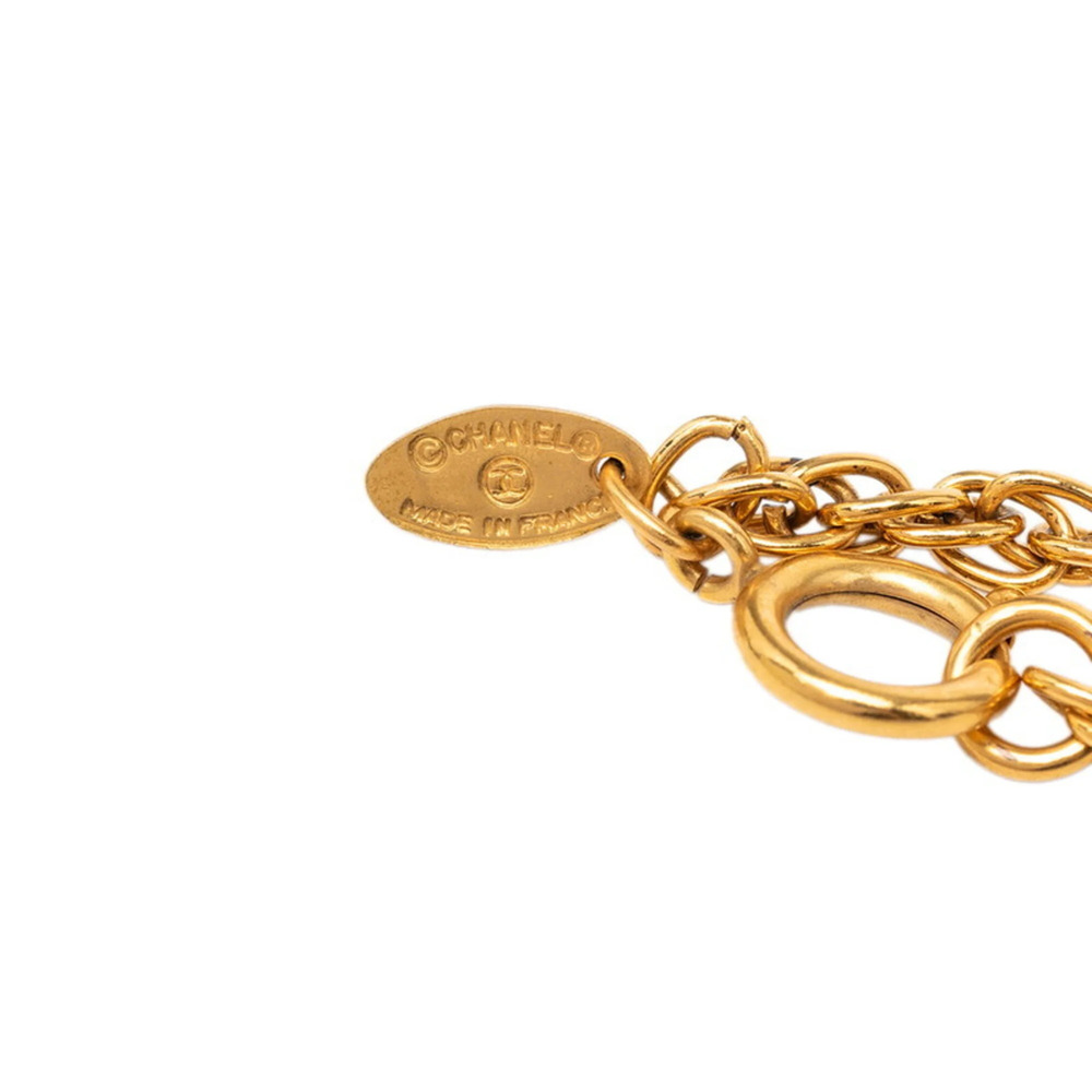CHANEL Vintage Gold Logo Necklace - Picture 5 of 6